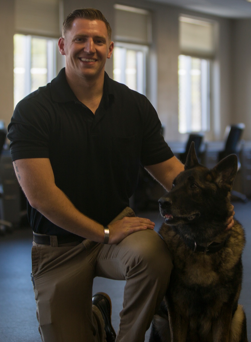 Bringing a part of Josh home: MWD of fallen handler adopted by family