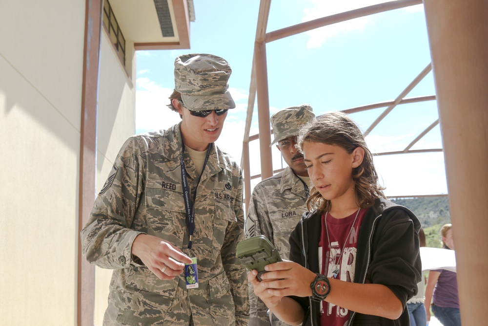 Troopers join forces with W.T. Sampson School for GPS lesson