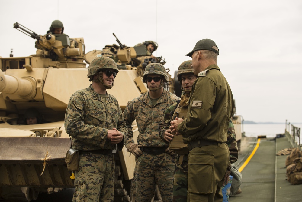 Israel Defense Forces leaders visit Camp Lejeune