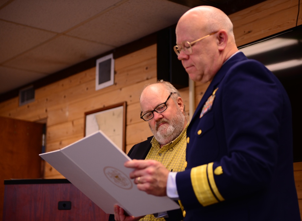 Coast Guard presents the Meritorious Public Service Award