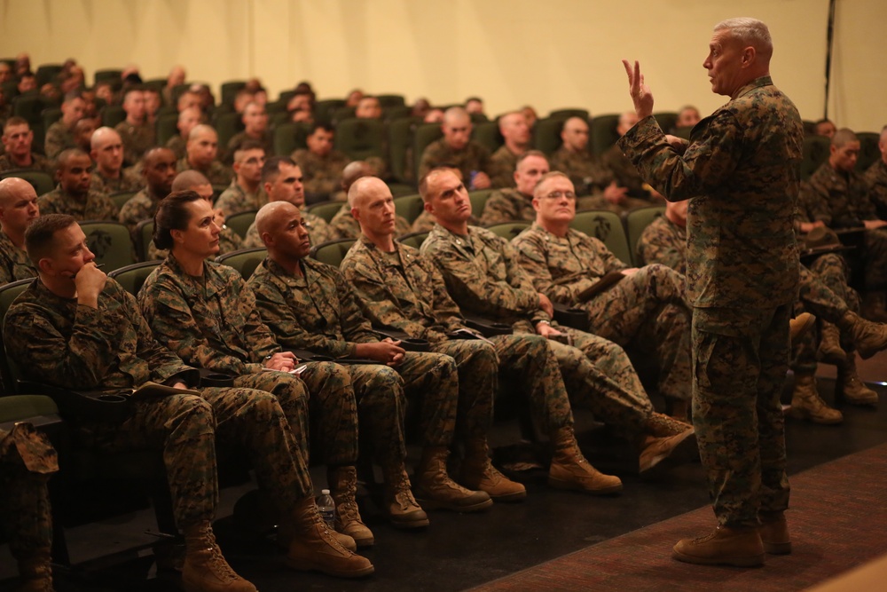 Gen. John Paxton visits Parris Island