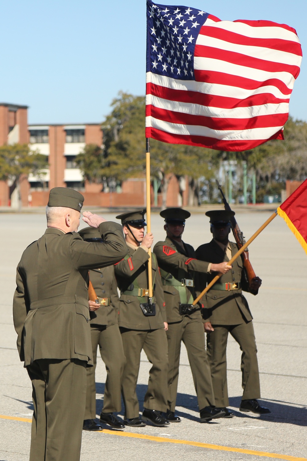 Gen. John Paxton visits Parris Island