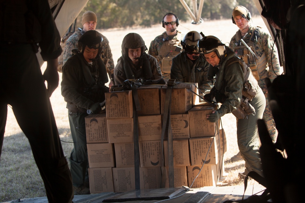 Marine Air-Ground team conducts large scale assault, offensive air support operations during Eager Response 16