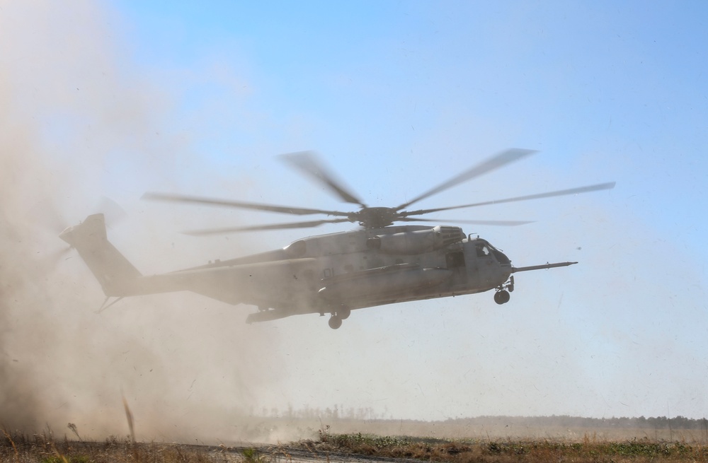 Marine Air-Ground team conducts large scale assault, offensive air support operations during Eager Response 16