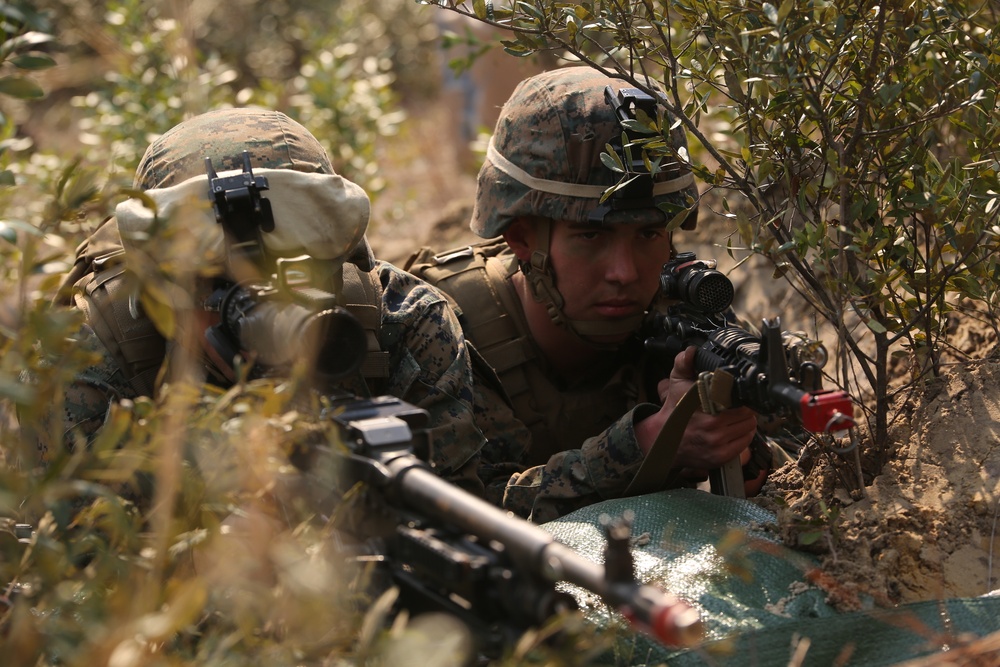 Marine Air-Ground team conducts large scale assault, offensive air support operations during Eager Response 16