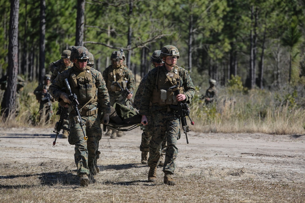 Marine Air-Ground team conducts large scale assault, offensive air support operations during Eager Response 16