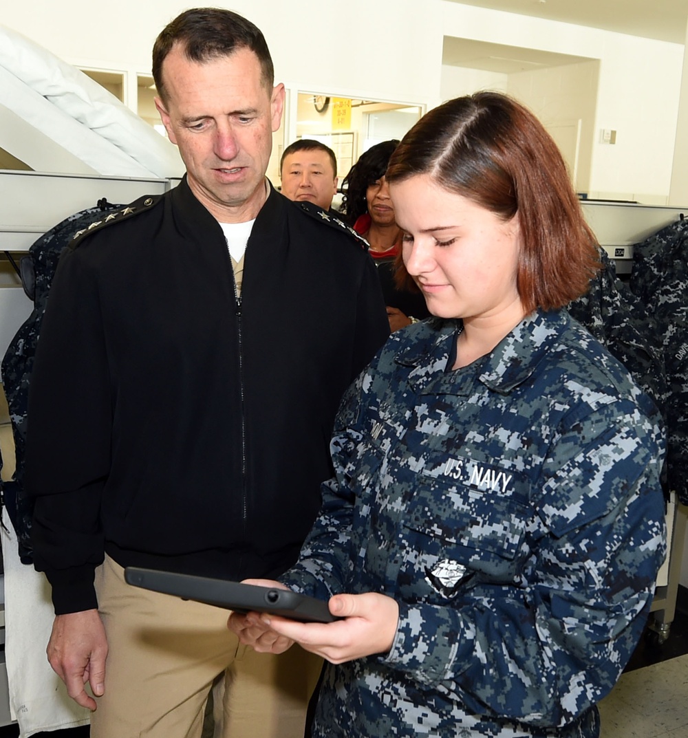 CNO, MCPON visit to RTC