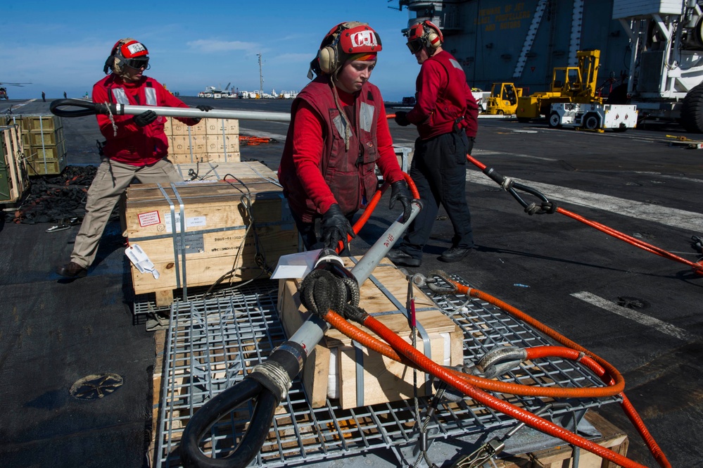 USS Theodore Roosevelt action