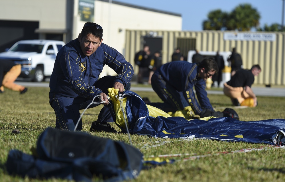 Training jump at Homestead Air Reserve Base