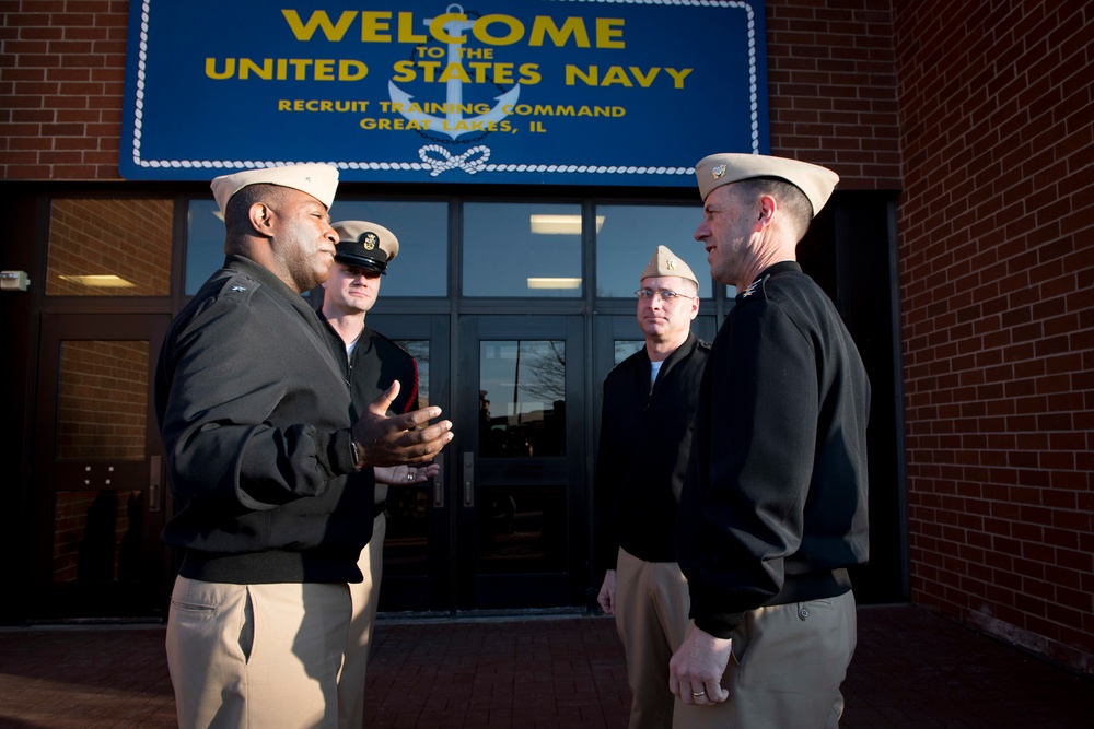 CNO at Naval Station Great Lakes