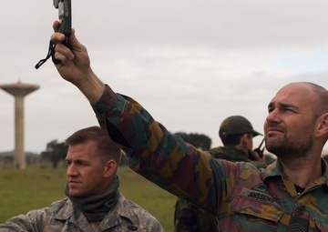 435th AGOW, NATO allies conduct HALO jump