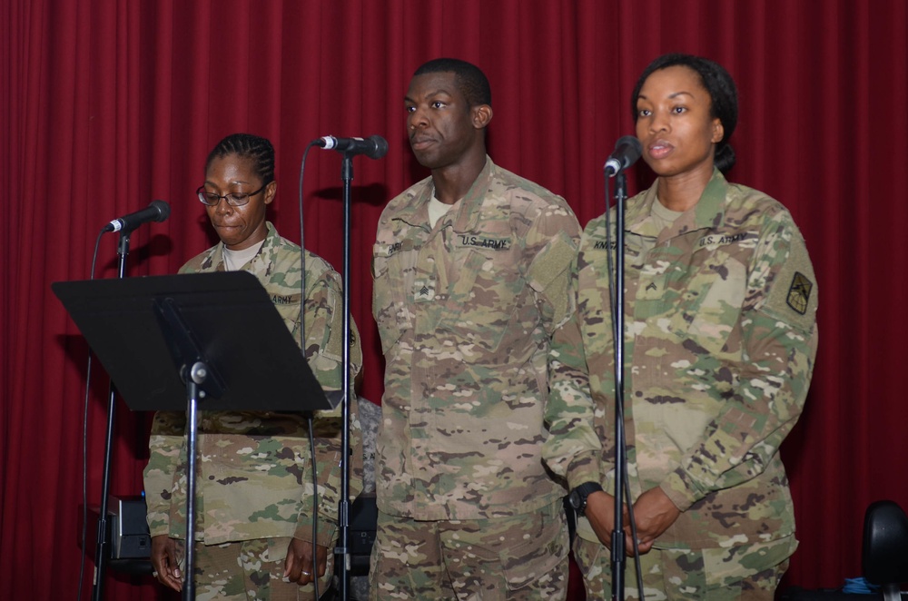 Camp Arifjan Service members observe Black History Month