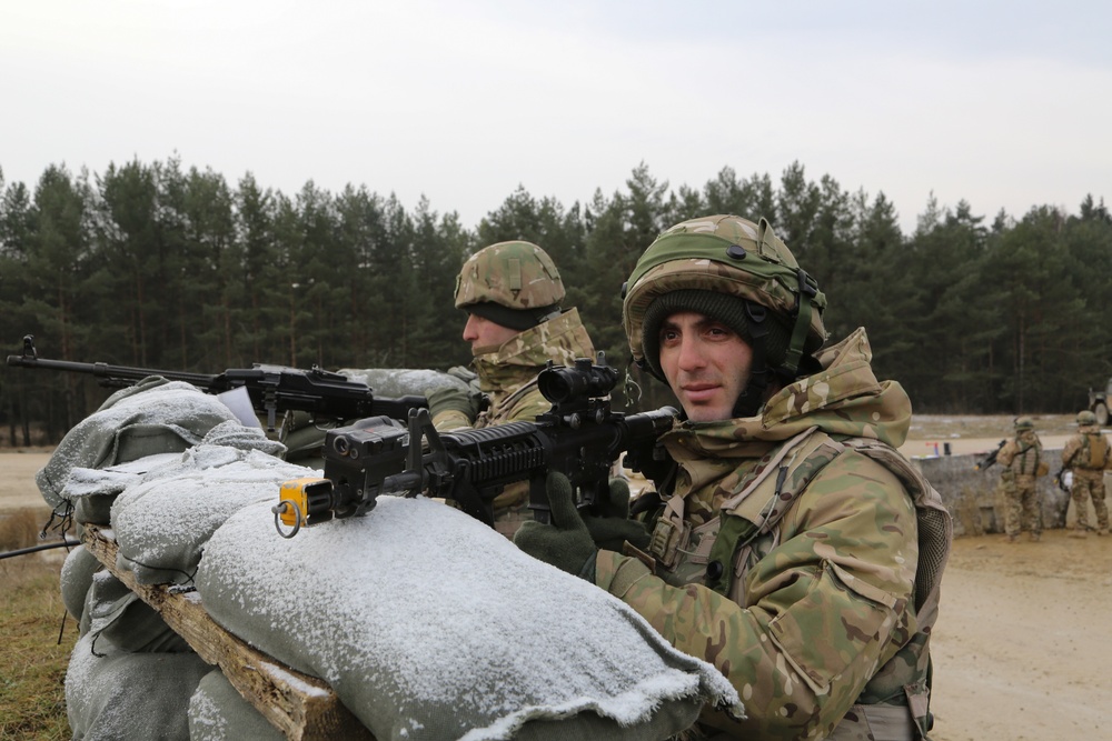 Georgian mission rehearsal exercise