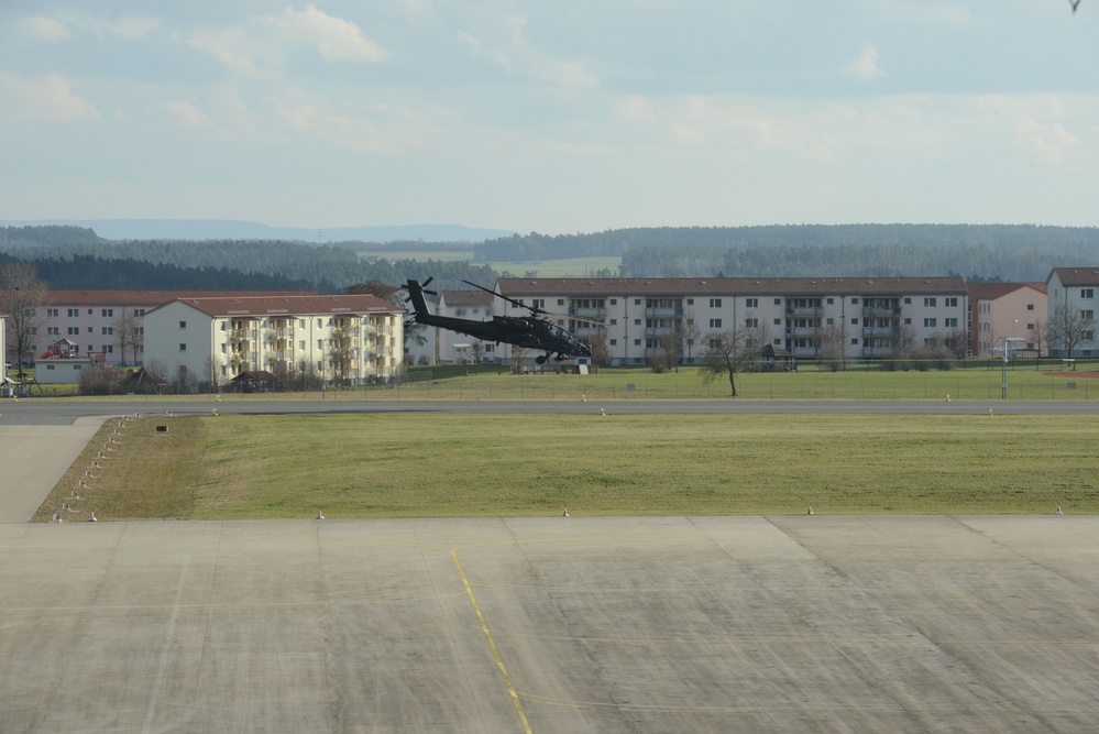 A Company, 1st Battalion, 3rd Aviation Regiment (Attack Reconnaissance) Apache Helicopter Maintenance Test Flight