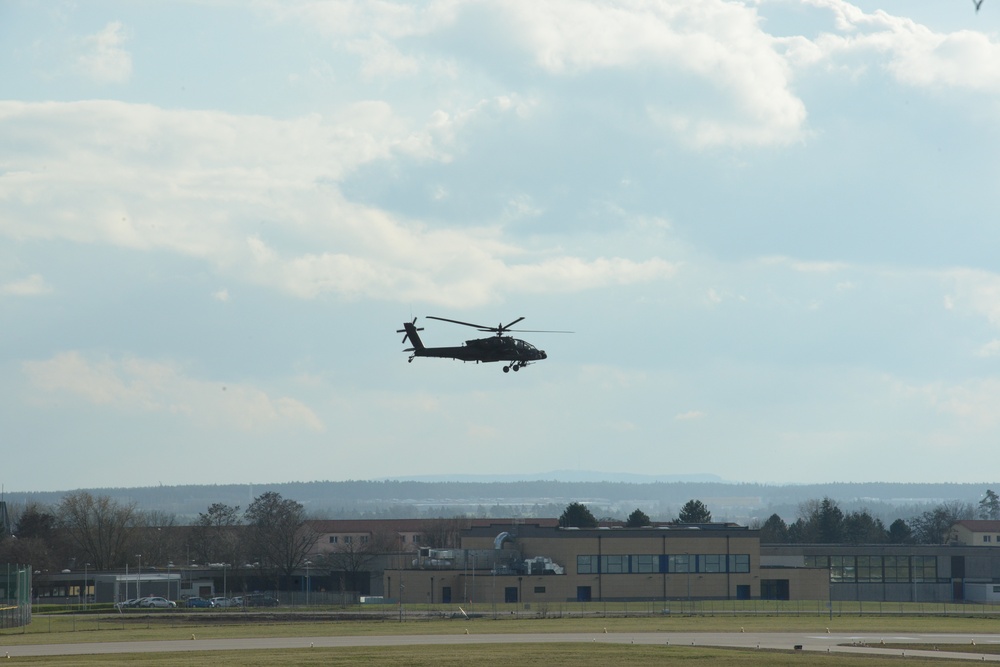 A Company, 1st Battalion, 3rd Aviation Regiment (Attack Reconnaissance) Apache Helicopter Maintenance Test Flight