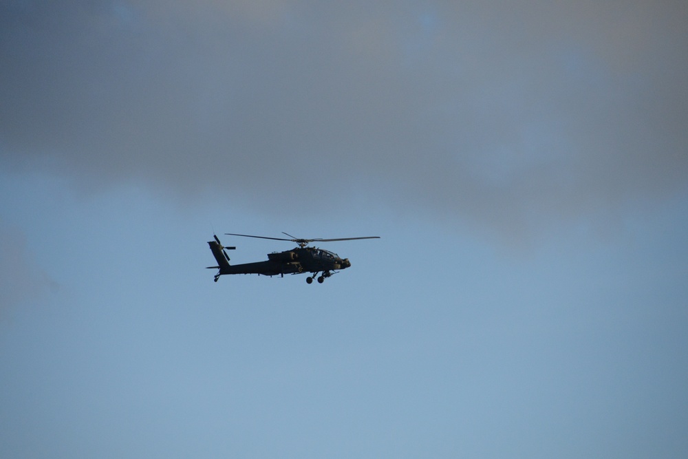 A Company, 1st Battalion, 3rd Aviation Regiment (Attack Reconnaissance) Apache Helicopter Maintenance Test Flight