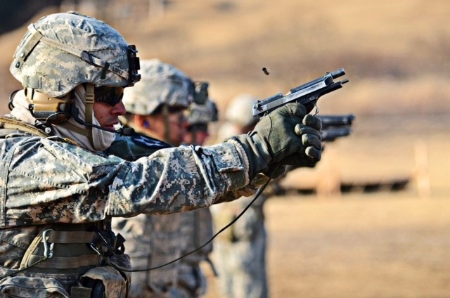 Patriot Soldiers hone short-range marksmanship skills