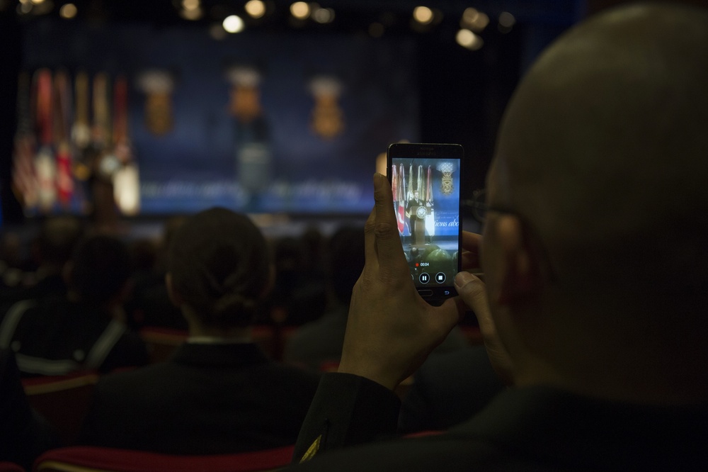 DSD hosts Medal of Honor ceremony for Senior Chief Edward Byers