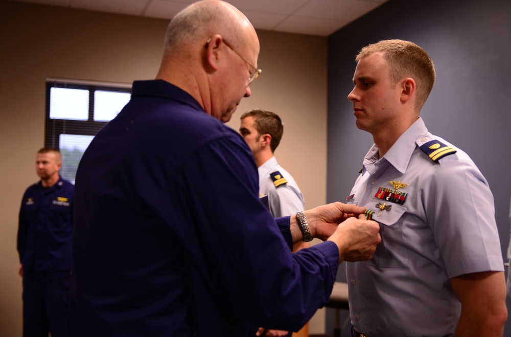 Coast Guard Achievement Medal presented to North Bend Pilot