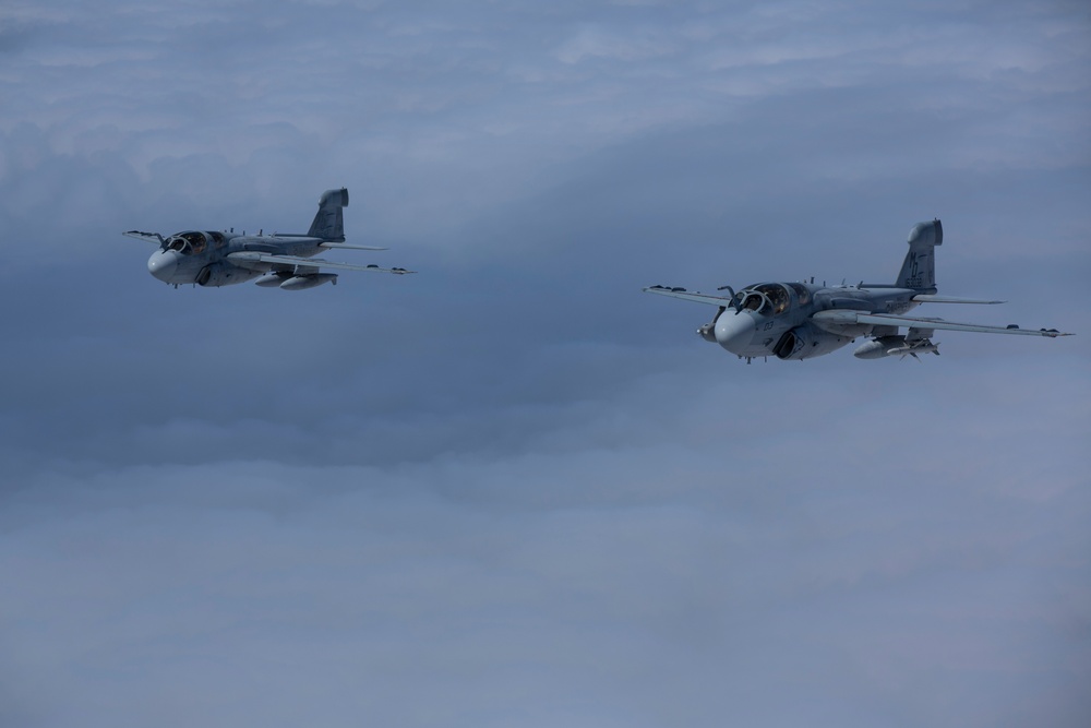 EA-6B Prowler Squadrons Soar Together