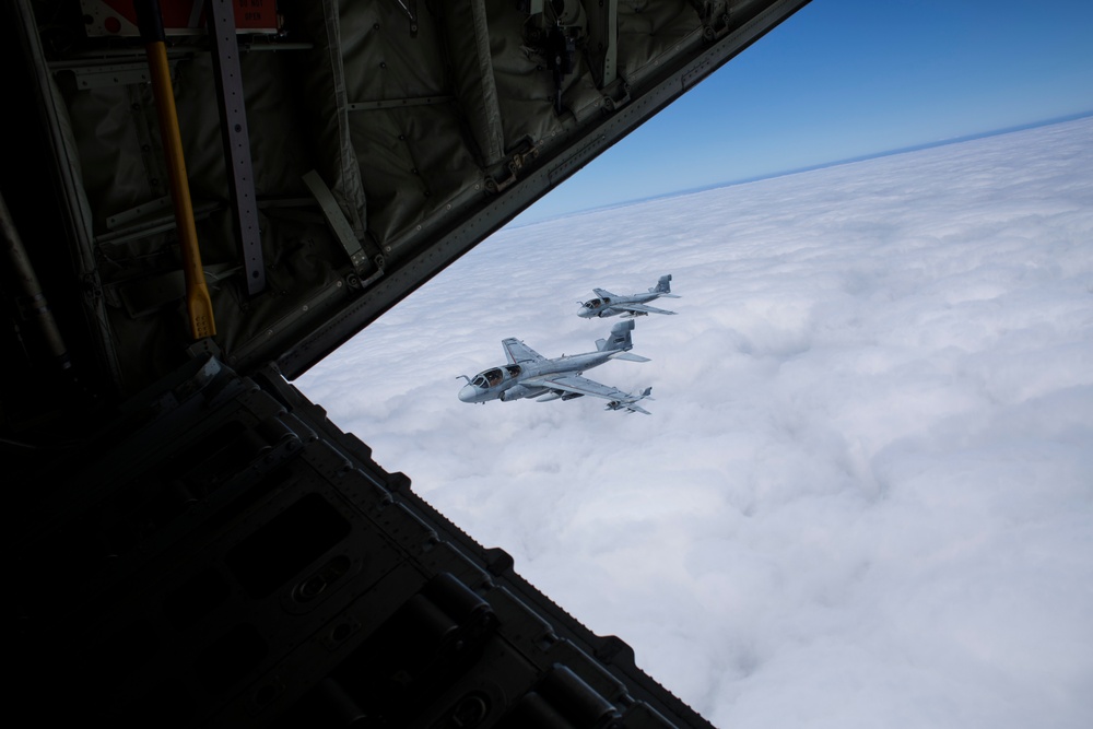 EA-6B Prowler Squadrons Soar Together