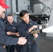 Damage control training aboard USS John C. Stennis