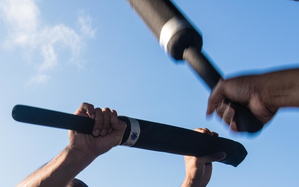 Training aboard USS John C. Stennis