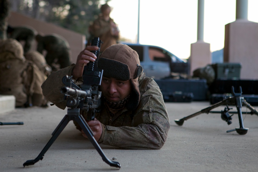 U.S. Marines and New Zealand Army Machine Gun Range