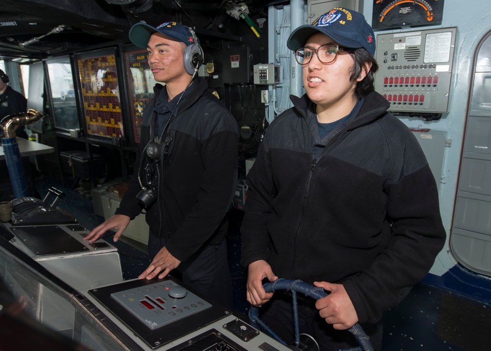 USS Germantown operations