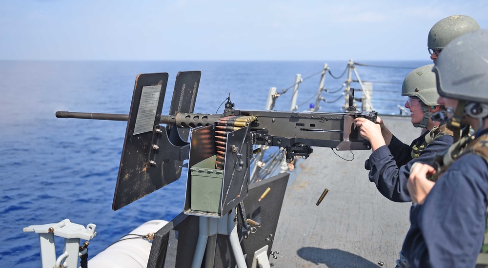 USS Stockdale small craft action team exercise