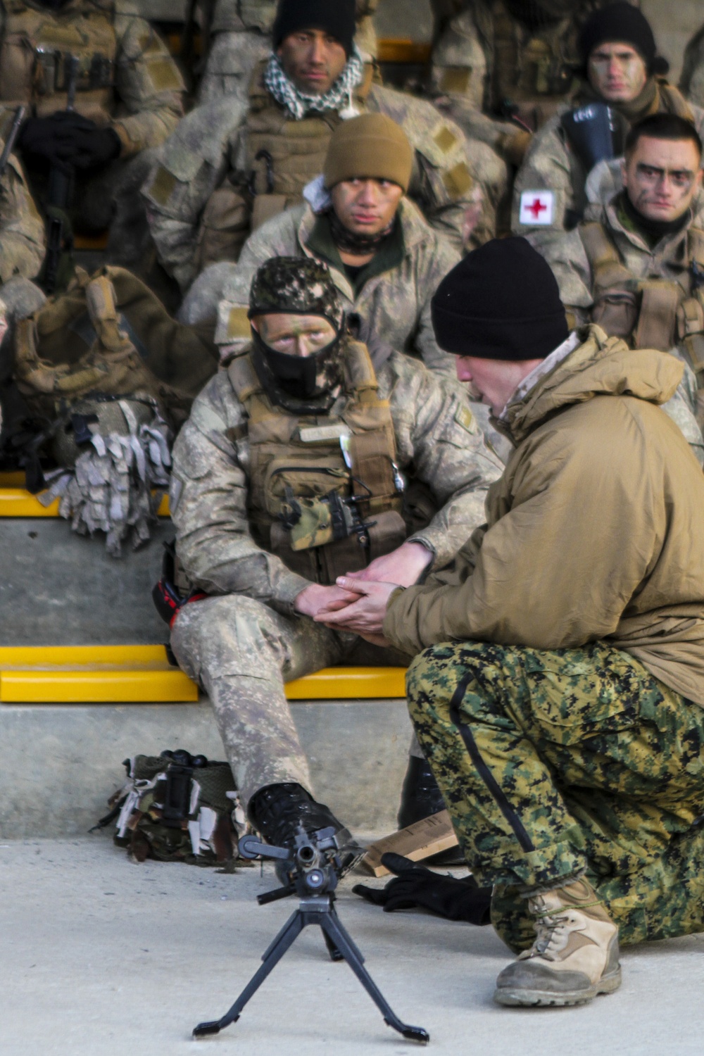 U.S. Marines and New Zealand Army Machine Gun Range