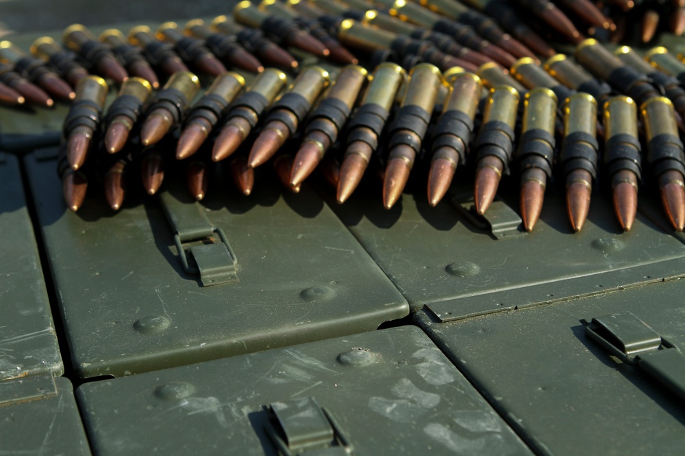 U.S. Marines and New Zealand Army Machine Gun Range