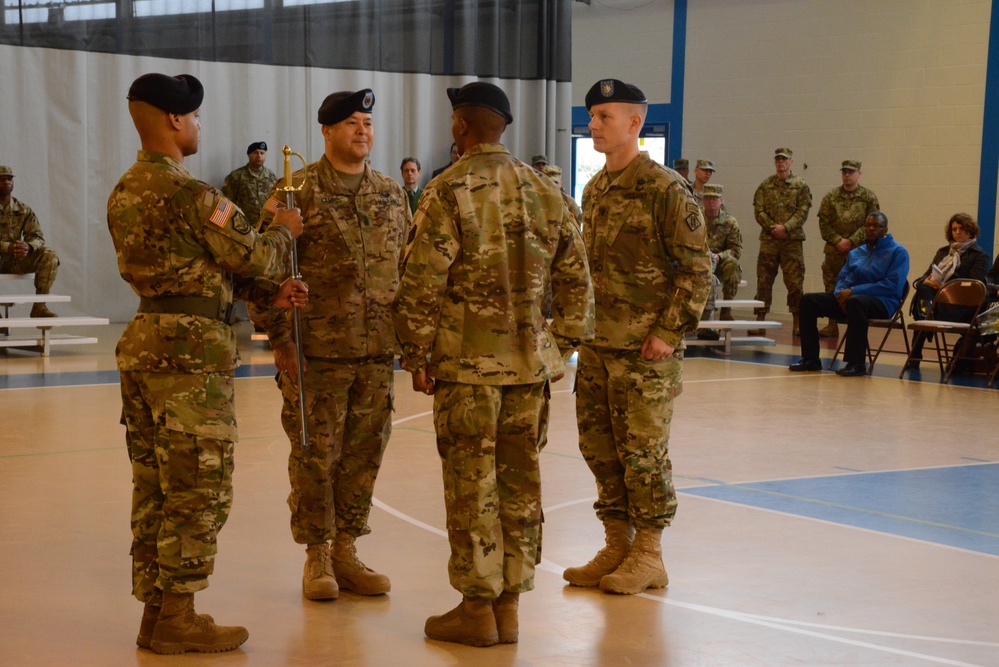 39th Signal Battalion CSM change of responsibility