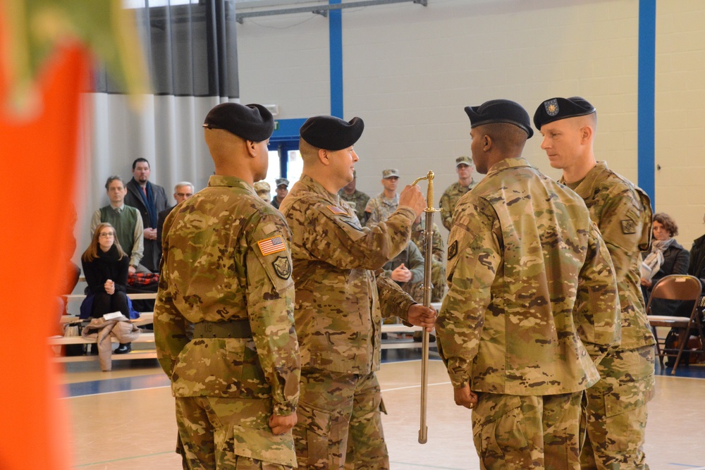 39th Signal Battalion CSM change of responsibility