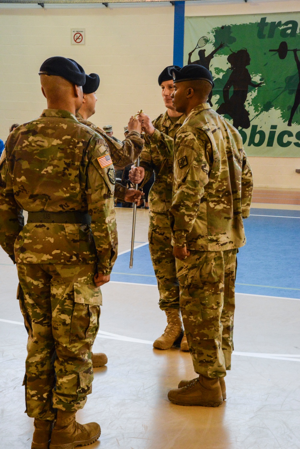 39th Signal Battalion CSM change of responsibility