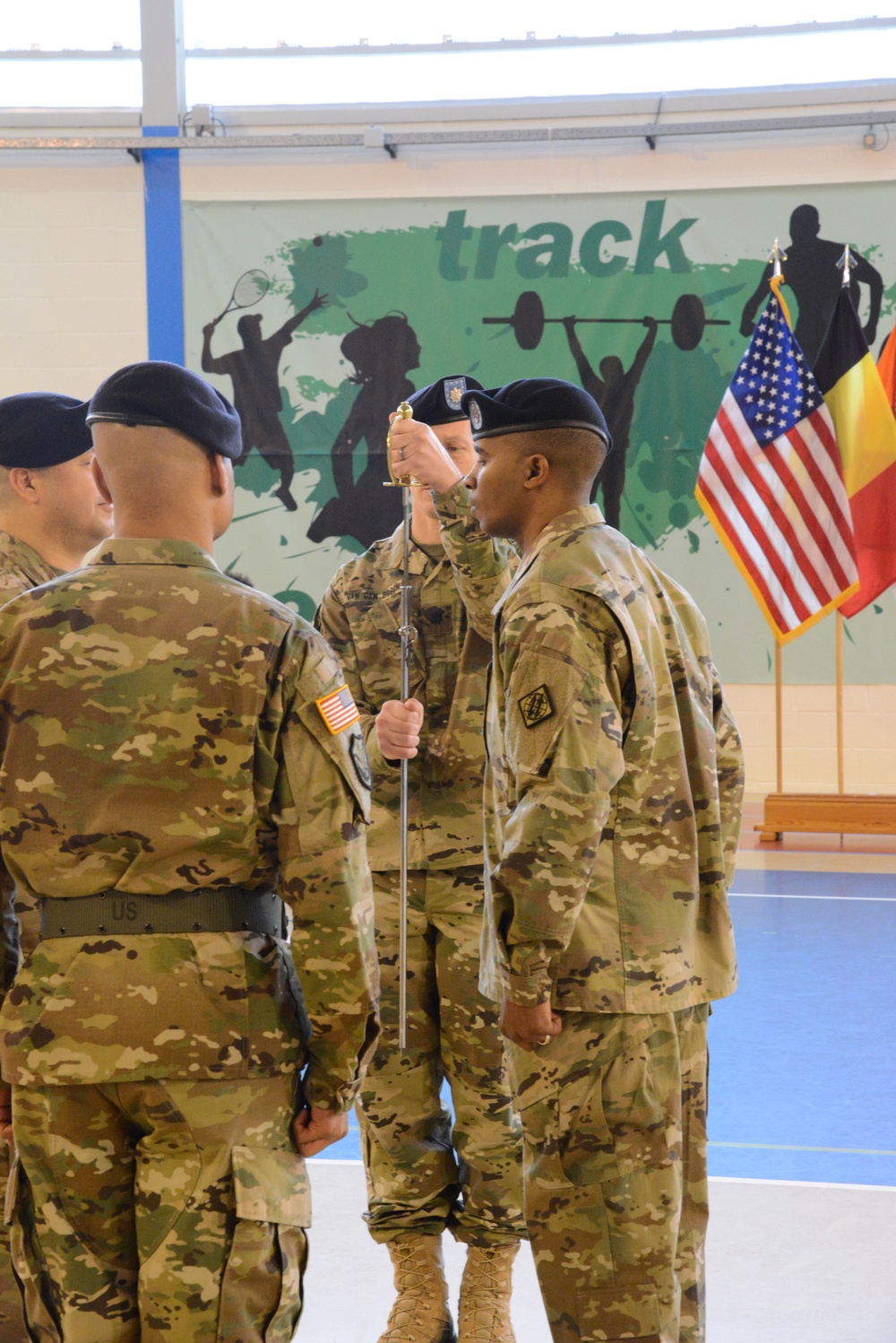 39th Signal Battalion CSM change of responsibility