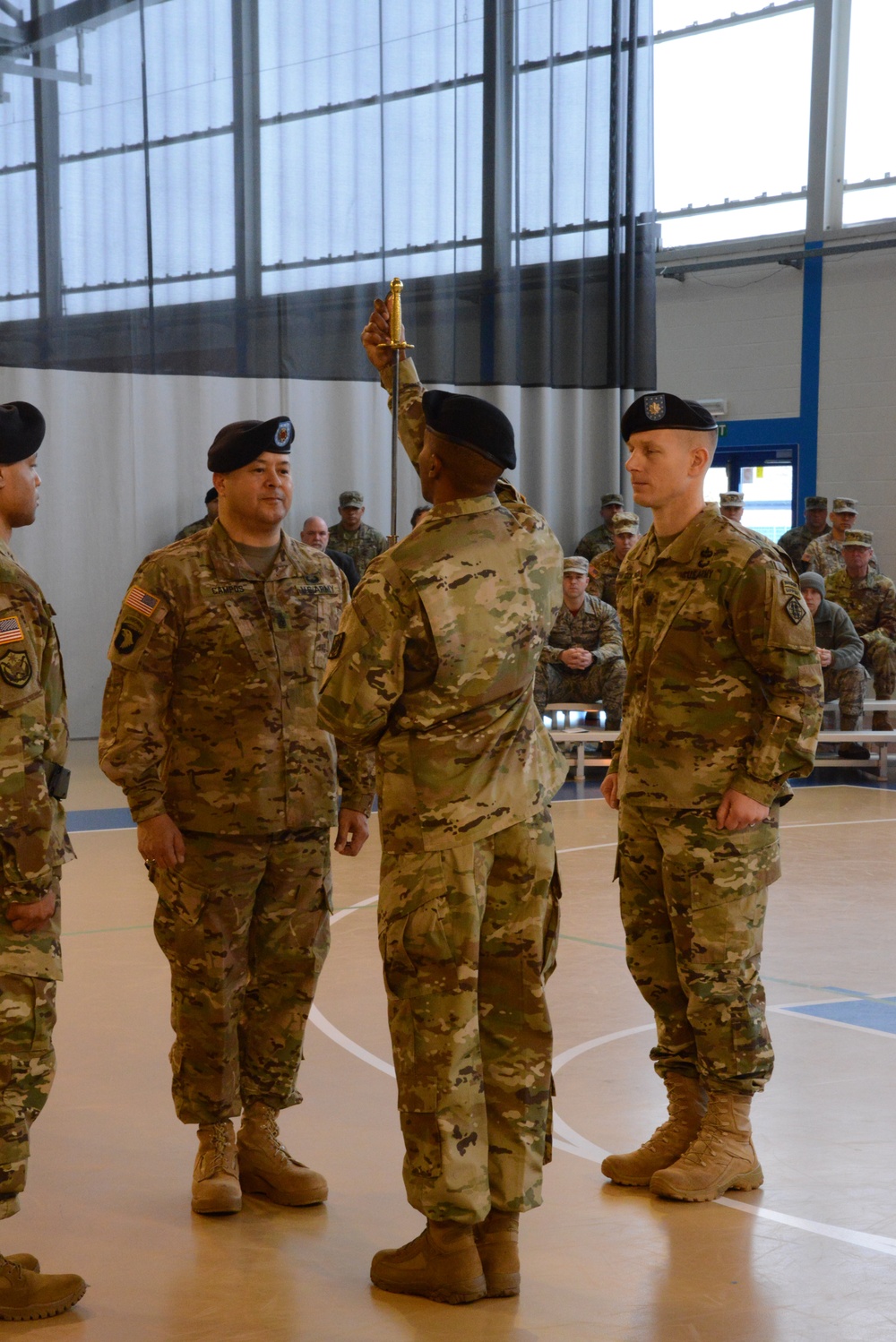 39th Signal Battalion CSM change of responsibility