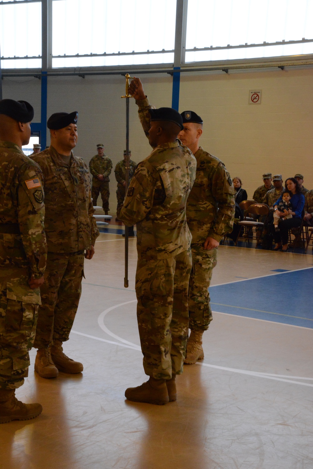 39th Signal Battalion CSM change of responsibility