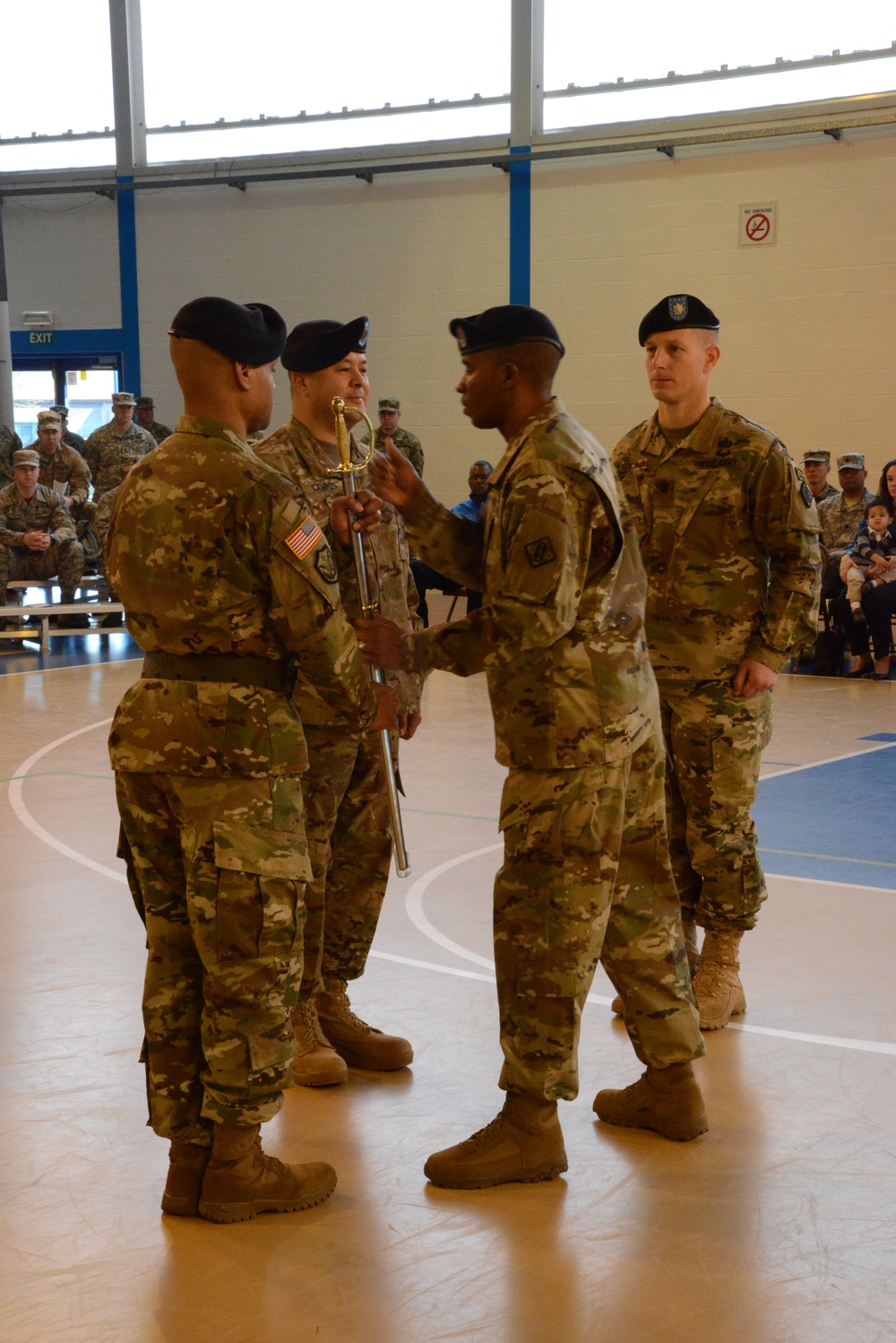 39th Signal Battalion CSM change of responsibility