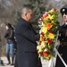 President of the Republic of Trinidad and Tobago lays a wreath at the Tomb of the Unknown Soldier in Arlington National Cemetery