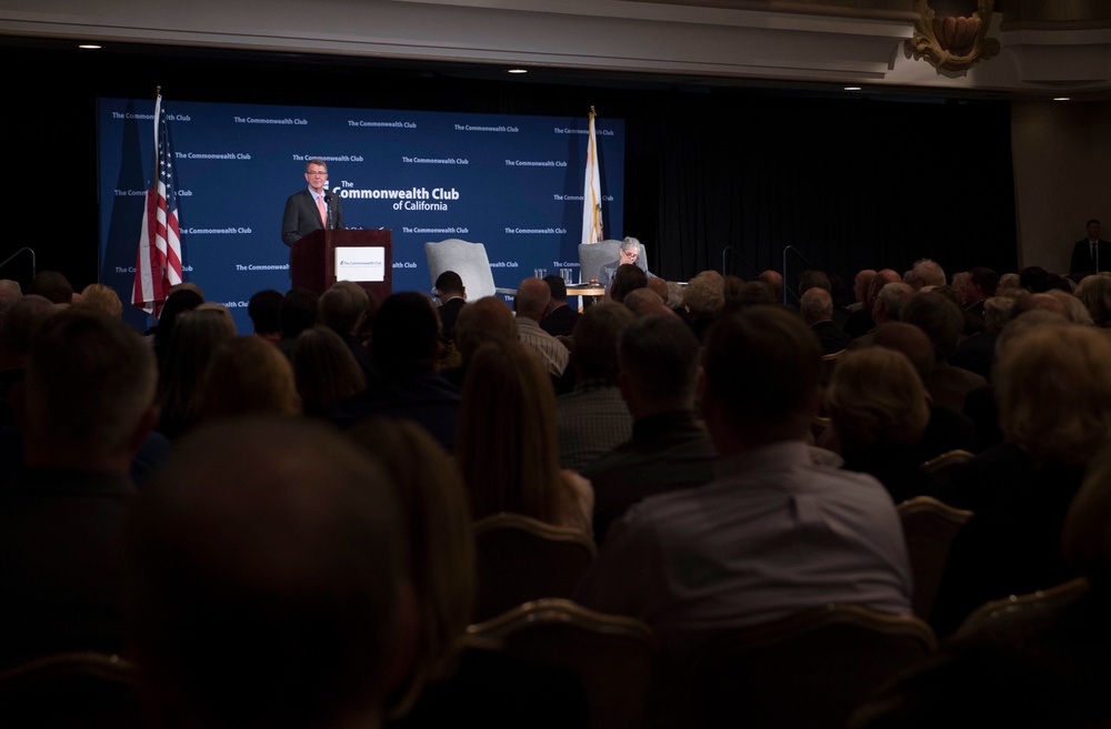 Secretary of defense visits San Francisco