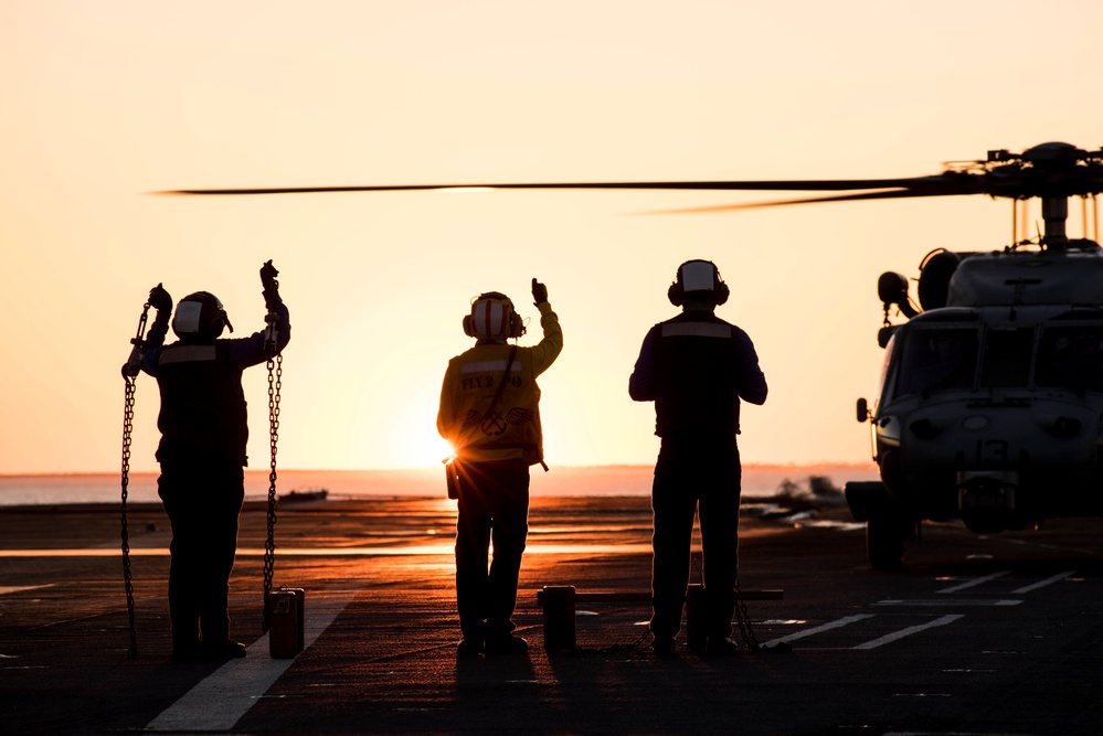 USS Dwight D. Eisenhower action