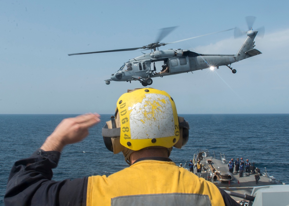 USS Bulkeley operations