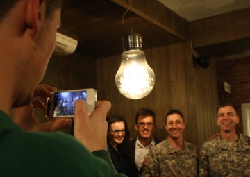 US Army Soldiers celebrate, Kosovo students pass English-speaking test