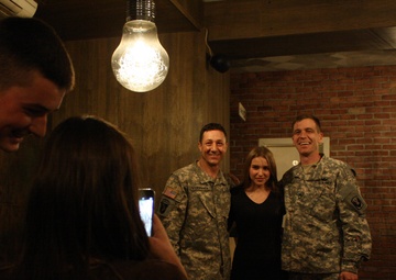 US Army Soldiers celebrate, Kosovo students pass English-speaking test