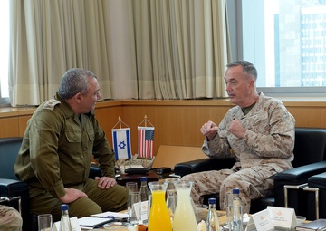 CJCS Dunford Meets IDF CoS Eizenkot