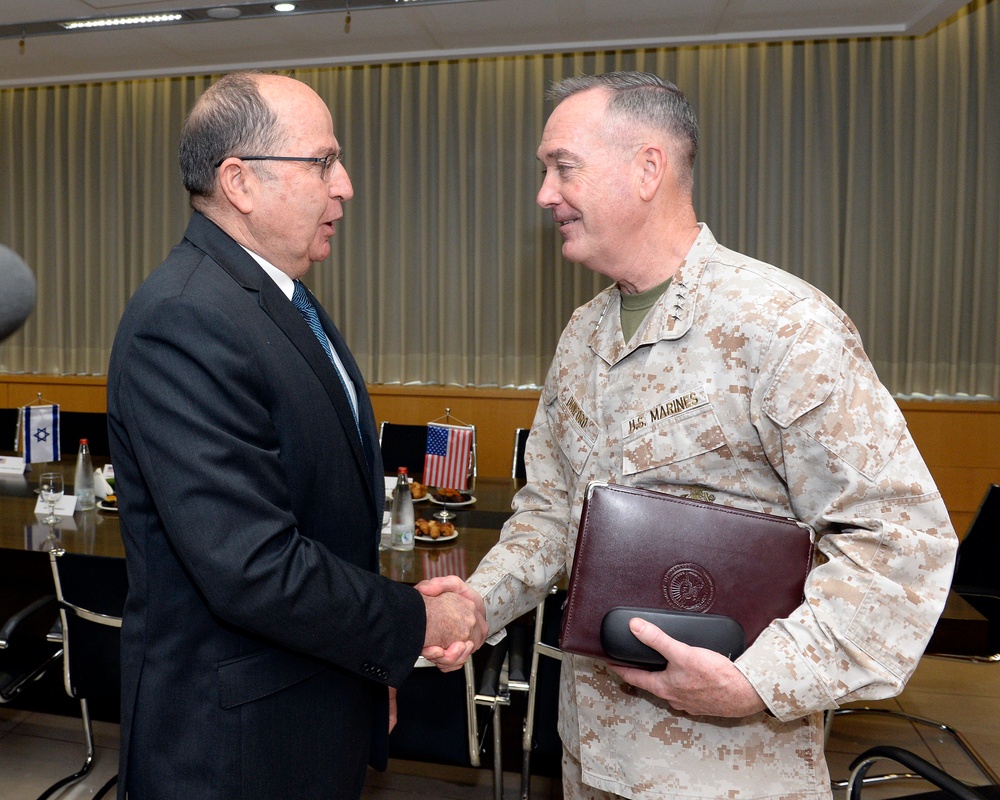 CJCS Dunford Meets Israeli Minister of Defense Ya’alon