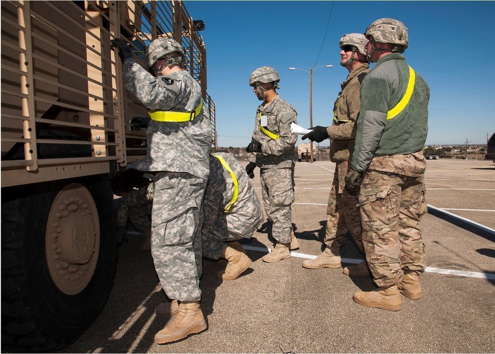 Soldiers conduct PMCS