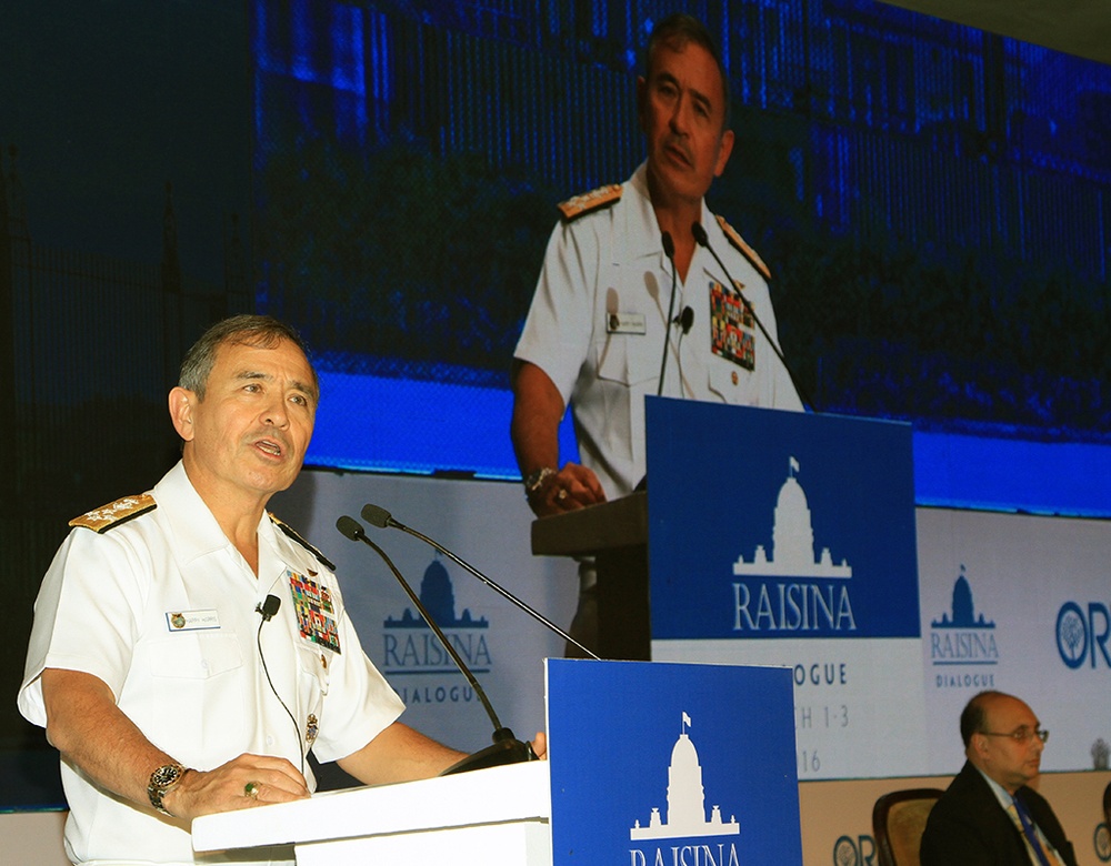 Adm. Harry Harris Jr., commander of US Pacific Command, visits New Delhi