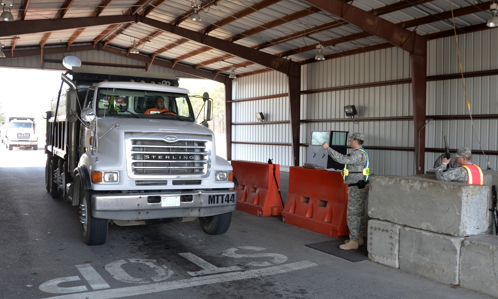 NCNG Military Police Support Military Ocean Terminal Sunny Point